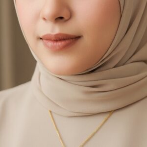 Allah yazılı Taşlı kolye