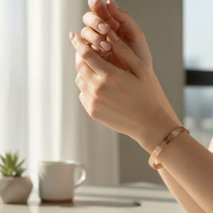 Ayetel Kürsi Yazılı Paslanmaz Çelik Bileklik – Ayarlanabilir, Unisex, Şık ve Anlamlı Tasarım