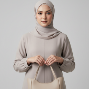 Büyük Boy Kol Çantası - Suni Deri