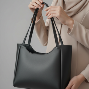 Büyük Boy Kol Çantası - Suni Deri