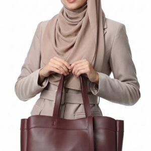 Büyük Boy Yavrulu Omuz Çantası - Suni Deri