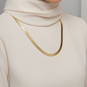 İtalyan yassı ezme çelik zincir