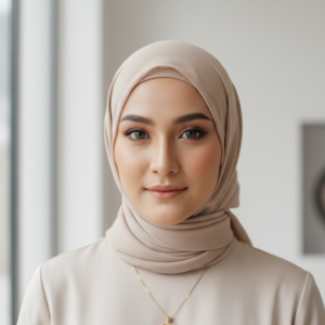 Kalpli Zirkon taş kolye - Çelik