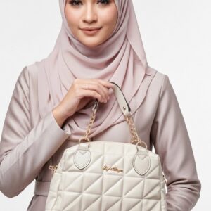 Ponponlu El ve Omuz Çantası - Suni Deri