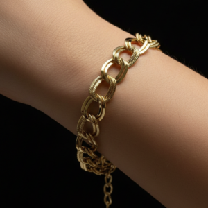 Samanyolu Motifli Çelik Bileklik – Şık, Dayanıklı ve Zamansız Tasarım